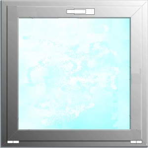 *Ventana Abatible o Basculante de Aluminio Sin Persiana