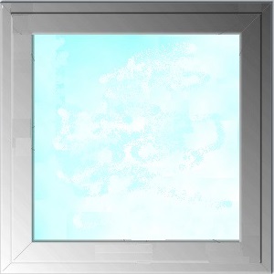 *Ventana Fija de Aluminio